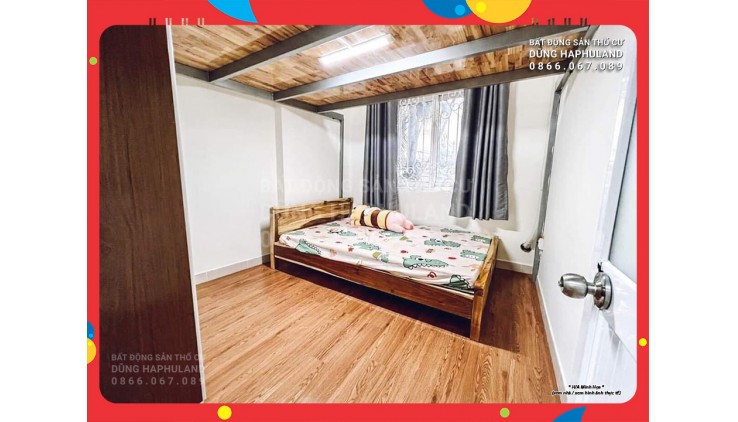 GV. 50 triệu/m2. Nhà trọ 12P gần trường ĐH Văn Lang. TN 40 triệu/th. 405m2, ngang HIẾM 10M.